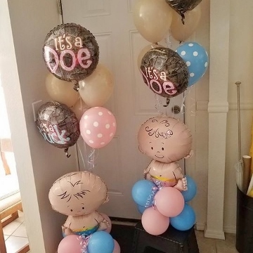 Gender Reveal Balloon Bouquets