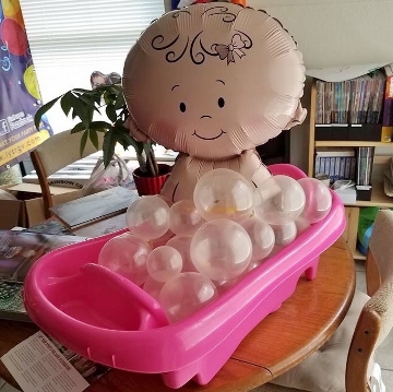 Baby Girl Bath Time – Sculptures